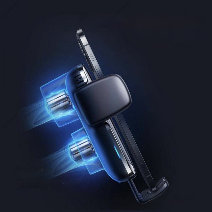 Автомобільний тримач із бездротовою зарядкою JOYROOM JR-ZS248 Electric Wireless Air Outlet Black